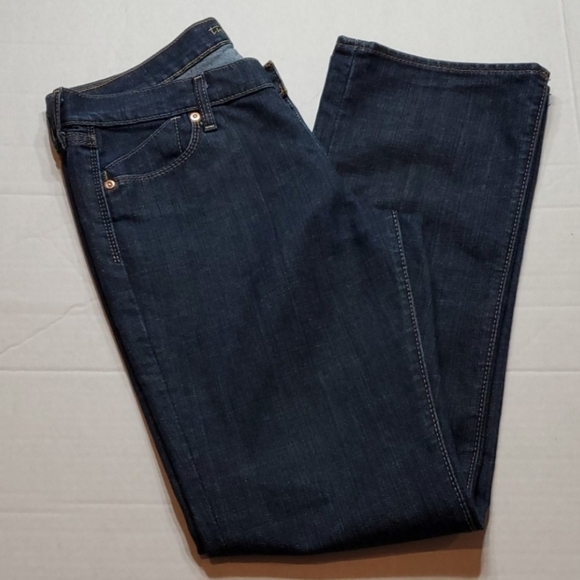Old Navy "The Flirt" Mid-Rise Boot-Cut Stretch Blue Denim Jeans Women's Size 12 - Picture 2 of 14